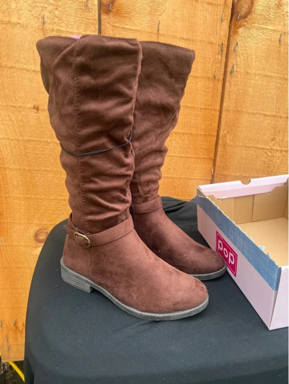 Pop Chambers Brown suede Boots